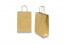 Paper carrier bags with twisted handles - gold, 220 x 100 x 310 mm, 90 gsm | Bestbuyenvelopes.com