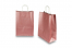 Paper carrier bags with twisted handles - red metallic, 260 x 120 x 350 mm, 90 gsm | Bestbuyenvelopes.com