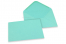 Coloured greeting card envelopes - robin egg blue, 133 x 184 mm | Bestbuyenvelopes.com