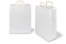 Paper carrier bags with folded handles - white, 320 x 140 x 420 mm | Bestbuyenvelopes.com