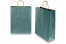 Paper carrier bags with twisted handles - petrol metallic, 320 x 120 x 410 mm, 100 gsm | Bestbuyenvelopes.com