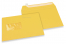 Butter cup yellow, coloured window envelopes, 162 x 229 mm (A5), window on the left, windowsize 45 x 90 mm, windowposition 20 mm from the left / 60 mm from the bottom, peal and seal closure, 120 gram coloured paper | Bestbuyenvelopes.com