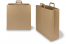 Paper carrier bags with folded handles - brown, 450 x 170 x 480 mm | Bestbuyenvelopes.com