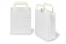 Paper carrier bags with folded handles - white, 180 x 80 x 220 mm | Bestbuyenvelopes.com