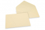 Coloured greeting card envelopes - ivory white, 162 x 229 mm | Bestbuyenvelopes.com