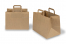 Paper carrier bags with folded handles - brown, 317 x 218 x 245 mm | Bestbuyenvelopes.com