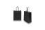 Paper carrier bags with twisted handles - black, 180 x 80 x 220 mm, 90 gsm | Bestbuyenvelopes.com