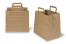 Paper carrier bags with folded handles - brown, 260 x 175 x 245 mm | Bestbuyenvelopes.com