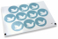 Baptism envelope seals - blue with white dove | Bestbuyenvelopes.com