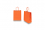 Paper carrier bags with twisted handles - orange, 180 x 80 x 220 mm, 90 gsm | Bestbuyenvelopes.com