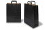 Paper carrier bags with folded handles - black, 320 x 140 x 420 mm | Bestbuyenvelopes.com