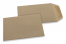 Coloured pocket envelopes - Brown kraft, 85 x 125 mm | Bestbuyenvelopes.com