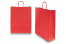 Paper carrier bags with twisted handles - red, 320 x 120 x 410 mm, 100 gsm | Bestbuyenvelopes.com