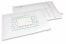 White bubble envelopes Easter - pastel colours | Bestbuyenvelopes.com