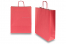 Paper carrier bags with twisted handles - red, 320 x 120 x 410 mm, 100 gsm | Bestbuyenvelopes.com