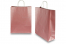 Paper carrier bags with twisted handles - red metallic, 320 x 120 x 410 mm, 100 gsm | Bestbuyenvelopes.com