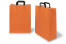 Paper carrier bags with folded handles - orange, 320 x 140 x 420 mm | Bestbuyenvelopes.com