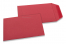 Coloured pocket envelopes - Red, 85 x 125 mm | Bestbuyenvelopes.com