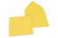 Coloured greeting card envelopes - buttercup yellow, 155 x 155 mm | Bestbuyenvelopes.com