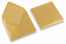 Gold coloured greeting card envelopes 150 x 150 mm | Bestbuyenvelopes.com