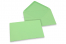 Coloured greeting card envelopes - pale green, 125 x 175 mm | Bestbuyenvelopes.com