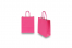 Paper carrier bags with twisted handles - bright pink, 180 x 80 x 220 mm, 90 gsm | Bestbuyenvelopes.com