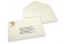 Cream greeting card envelopes - printed example | Bestbuyenvelopes.com