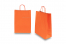 Paper carrier bags with twisted handles - orange, 260 x 120 x 350 mm, 90 gsm | Bestbuyenvelopes.com