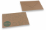 Birth announcement envelopes - Brown + baby blue | Bestbuyenvelopes.com