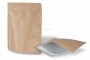 Brown kraft stand up pouches - 250 x 340 x 120 mm, 3000 ml