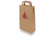 Christmas paper carrier bags