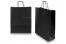 Paper carrier bags with twisted handles - black, 320 x 120 x 410 mm, 100 gsm | Bestbuyenvelopes.com