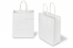 Paper carrier bags with twisted handles - white, 180 x 80 x 220 mm, 90 gsm | Bestbuyenvelopes.com