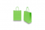 Paper carrier bags with twisted handles - green, 180 x 80 x 220 mm, 90 gsm | Bestbuyenvelopes.com