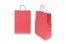 Paper carrier bags with twisted handles - pink, 260 x 120 x 350 mm, 90 gsm | Bestbuyenvelopes.com