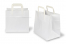 Paper carrier bags with folded handles - white, 260 x 175 x 245 mm | Bestbuyenvelopes.com