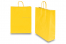 Paper carrier bags with twisted handles - yellow, 320 x 120 x 410 mm, 100 gsm | Bestbuyenvelopes.com