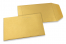 Coloured pocket envelopes - Gold, 85 x 125 mm | Bestbuyenvelopes.com