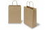 Paper carrier bags with twisted handles - brown striped, 220 x 100 x 310 mm, 90 gsm | Bestbuyenvelopes.com