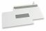 Window envelopes, white, 162 x 229 mm (C5), window on right 40 x 110 mm, window position 15 mm from the right side and 72 mm from the bottom, 90 gram, closure with seal strip, weight each approx. 7 g. | Bestbuyenvelopes.com