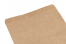 Example of the sealing seam of the seal tong type 420CT on a stand up pouch with kraft paper on the outside, 12MetPET/110PE material on the inside | Bestbuyenvelopes.com