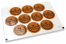 Communion envelope seals - mi primera comunión brown with black wreath | Bestbuyenvelopes.com