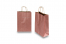 Paper carrier bags with twisted handles - red metallic, 220 x 100 x 310 mm, 90 gsm | Bestbuyenvelopes.com