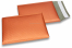 ECO matt metallic bubble envelopes - orange 180 x 250 mm | Bestbuyenvelopes.com