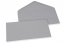 Coloured greeting card envelopes - grey, 110 x 220 mm | Bestbuyenvelopes.com