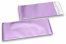 Lilac coloured matt metallic foil envelopes - 110 x 220 mm | Bestbuyenvelopes.com