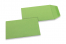 Coloured pocket envelopes - Apple green, 65 x 105 mm | Bestbuyenvelopes.com