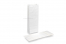 Block bottom paper bags white - 105 x 65 x 298 mm without window, 500 ml | Bestbuyenvelopes.com