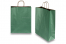 Paper carrier bags with twisted handles - dark green metallic, 320 x 120 x 410 mm, 100 gsm | Bestbuyenvelopes.com