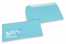 Sky blue, coloured window envelopes, 110 x 220 mm (DL), window on the left, windowsize 45 x 90 mm, windowposition 20 mm from the left / 15 mm from the bottom, peal and seal closure, 120 gram coloured paper | Bestbuyenvelopes.com